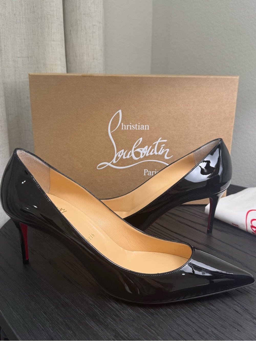 Christian Louboutin Kate 70 Pumps Patent Black 41
